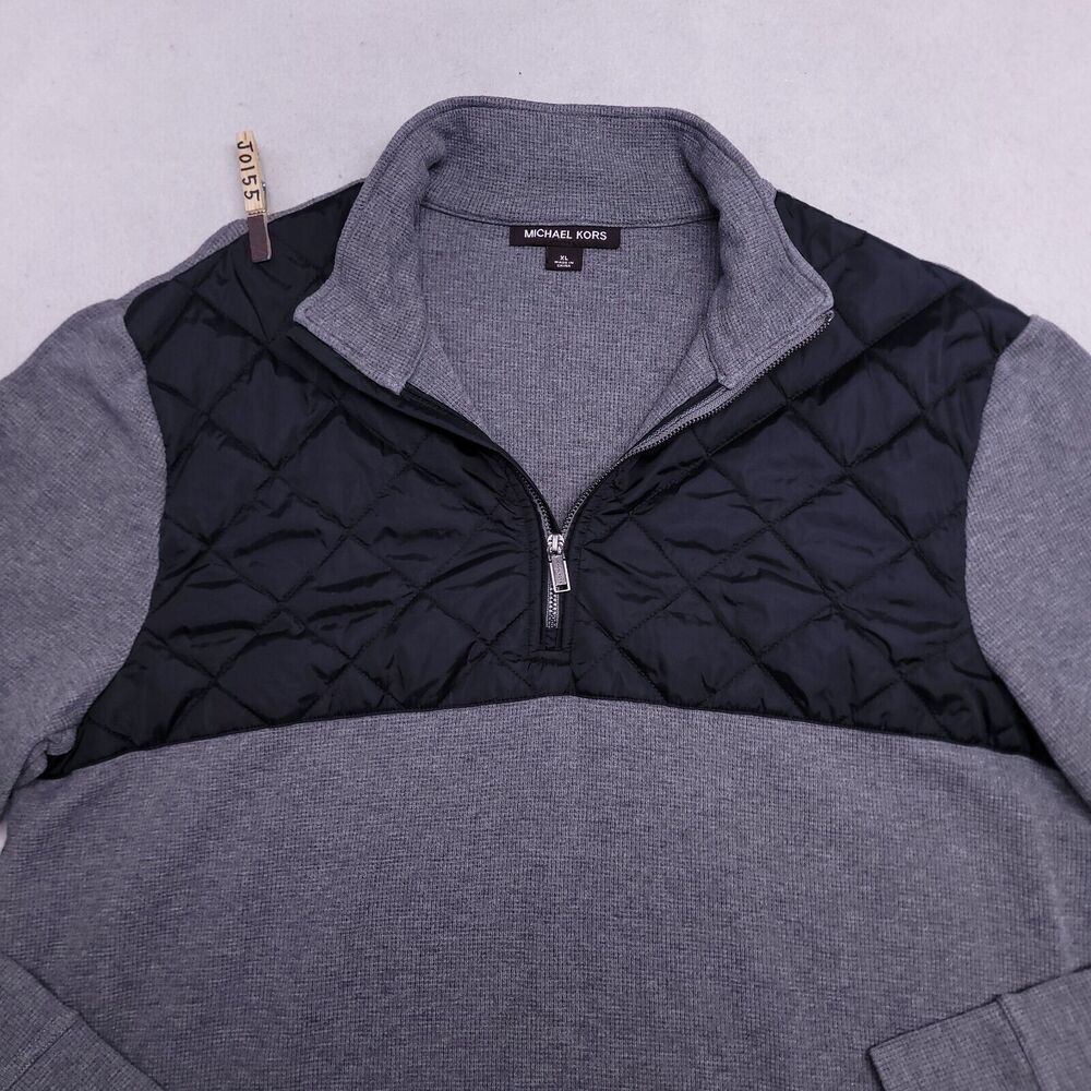 Michael Kors Casual Pullover Long Sleeve Outdoor Jacket Mens Size XL Gray